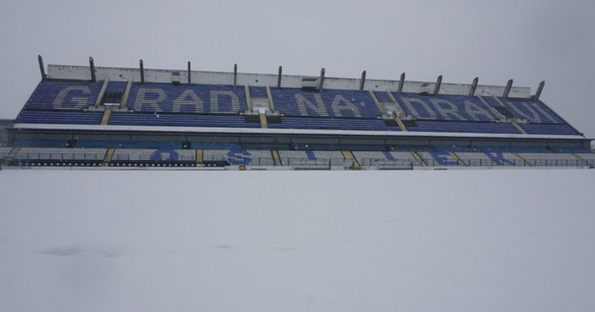 Osijek zove navijače u akciju čišćenja snijega kako bi mogli odigrati utakmicu